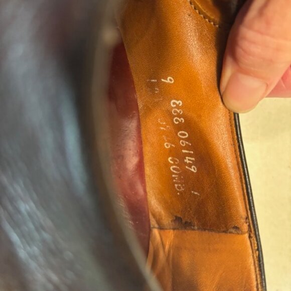 Allen Edmonds Split Toe Walton Size 9 EEE - Picture 5 of 5